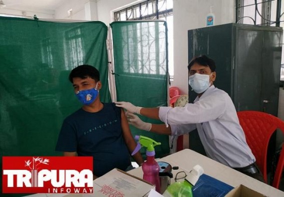 Vaccination Drive Started for Tripura Journalists 